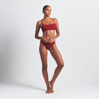 2-PACK BRALETTE I BOMULLSRÖJ MED SKÅL