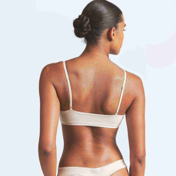 2-PACK BRALETTE I BOMULLSRÖJ MED SKÅL 2-PACK BRALETTE I BOMULLSRÖJ MED SKÅL