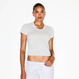 BABY-T-SHIRT MED V-RINGAD BUREN I JERSEY