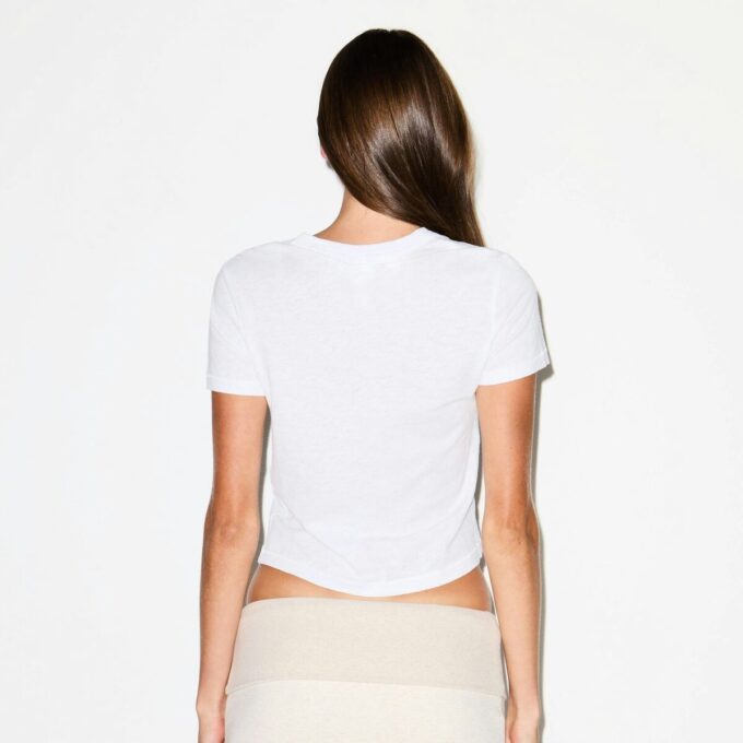 BABY-T-SHIRT MED V-RINGAD BUREN I JERSEY