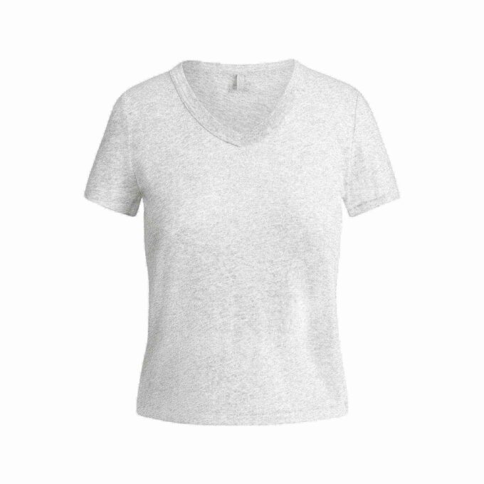 BABY-T-SHIRT MED V-RINGAD BUREN I JERSEY