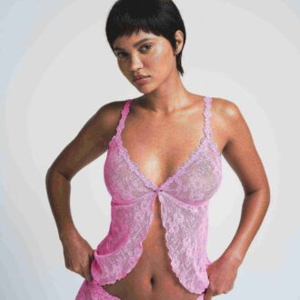 BABYDOLL-TOPP I STRETCHSPETS