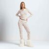 BOMULLSMÖRJAD HENLEY OCH LEGGINGSET
