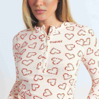 BOMULLSMÖRJAD HENLEY OCH LEGGINGSET