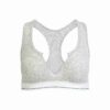 BRALETTE MED RUBBAD BOMULL MED DELAD HALSNING