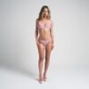 BRODERAD TYLLKNYTNINGS-BRALETTE OCH THONG-SET