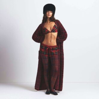 FLANELL SLEEP TRIANGLE BRALETTE