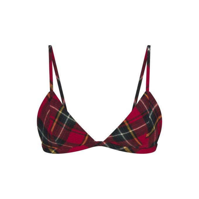 FLANELL SLEEP TRIANGLE BRALETTE FLANELL SLEEP TRIANGLE BRALETTE