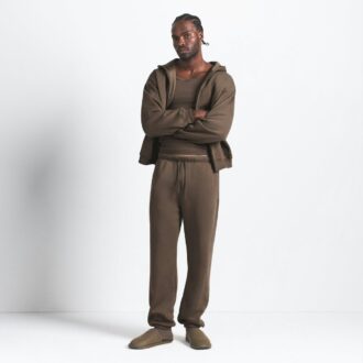FLEECE LOUNGE HERR AVSLAPPNAD JOGGER