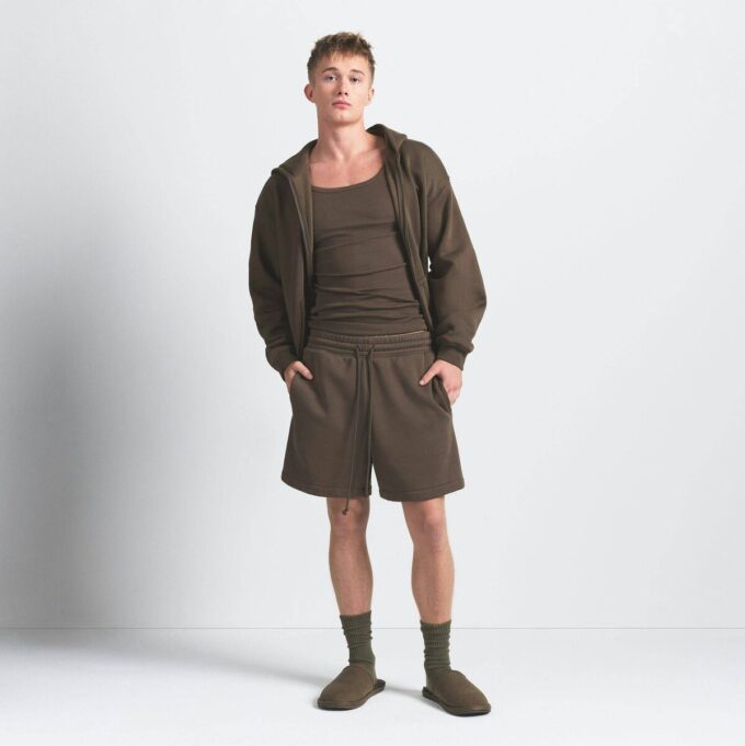FLEECE LOUNGE HERR AVSLAPPNADE SHORT FLEECE LOUNGE HERR AVSLAPPNADE SHORT