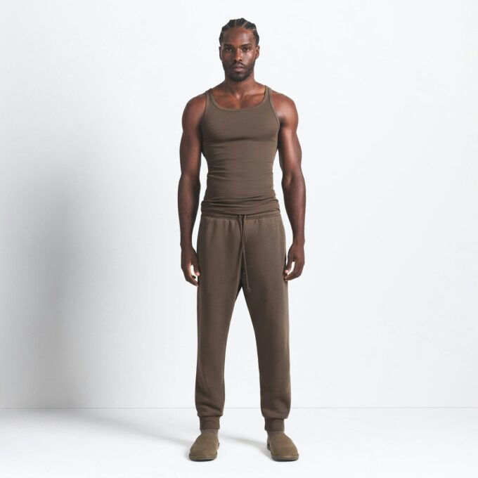 FLEECE LOUNGE HERR AVSNITTADE JOGGERBYXOR FLEECE LOUNGE HERR AVSNITTADE JOGGERBYXOR