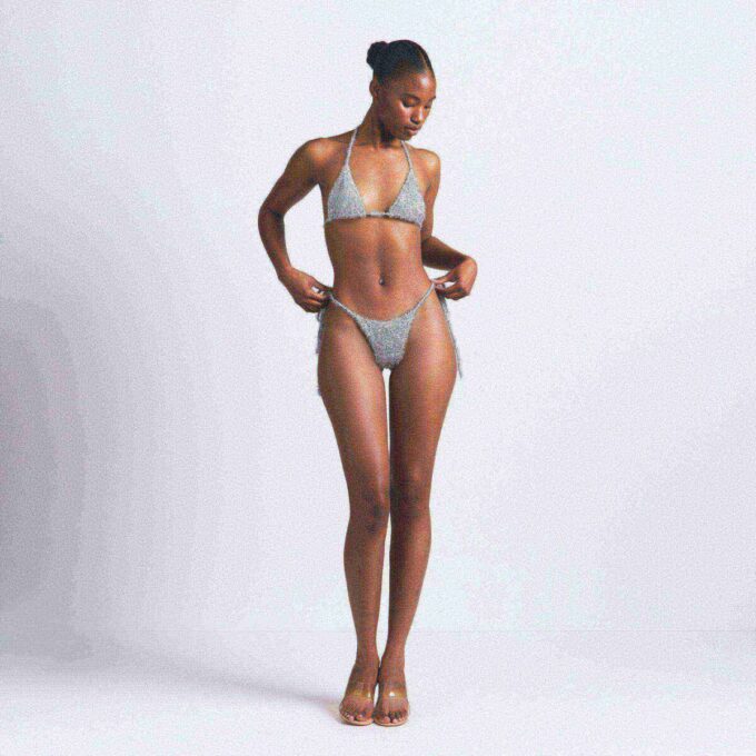 GLITTER-BRALETTE OCH THONG-SET GLITTER-BRALETTE OCH THONG-SET
