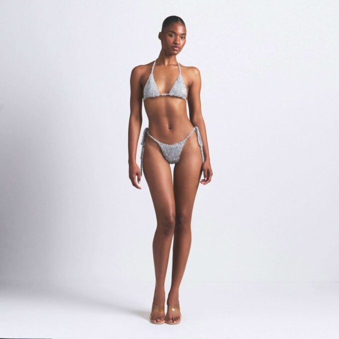 GLITTER-BRALETTE OCH THONG-SET GLITTER-BRALETTE OCH THONG-SET
