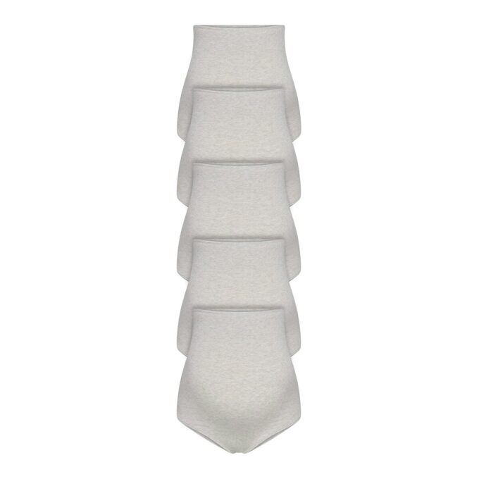 Gravidtrosor i bomullsjersey med hög midja, 5-pack Gravidtrosor i bomullsjersey med hög midja, 5-pack