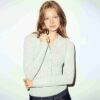 Henley-body i bomullsjersey med djup urringning Henley-body i bomullsjersey med djup urringning