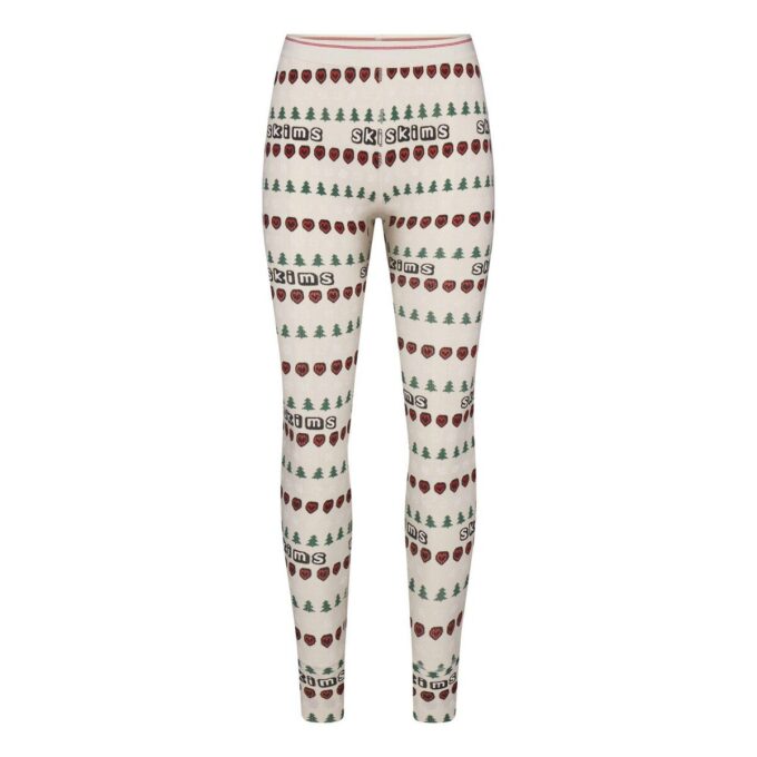 KAKTUSPLANTA FLEA MARKET X SKIMS BOMULLSRIBBADE HENLEY- OCH LEGGINGSET