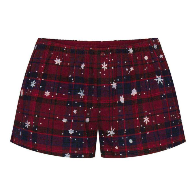KAKTUSPLANTA FLEA MARKET X SKIMS SKIMS SLEEP LACE LINNE OCH FLANELLSHORT SET