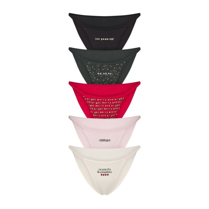 KAKTUSPLANTEN FLEA MARKET X SKIMS BOMULLSRÖJESTRÖJA BIKINI 5-PACK KAKTUSPLANTEN FLEA MARKET X SKIMS BOMULLSRÖJESTRÖJA BIKINI 5-PACK