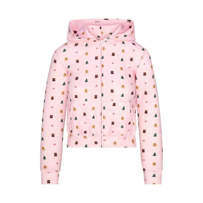 KAKTUSPLANTEN FLEA MARKET X SKIMS PLUSH POINTELLE HOODIE MED DRAGKEDJA KAKTUSPLANTEN FLEA MARKET X SKIMS PLUSH POINTELLE HOODIE MED DRAGKEDJA