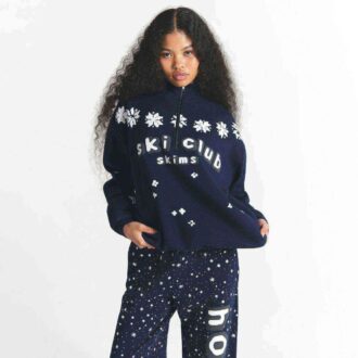 KAKTUSVÄXT FLEA MARKET X SKIMS BOMULLSFLEECKE OVERSIZED KVARTSLÅDA