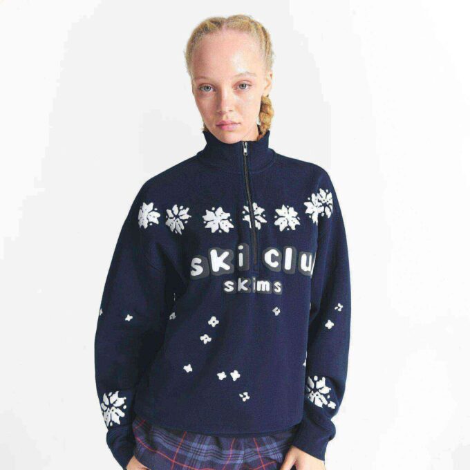 KAKTUSVÄXT FLEA MARKET X SKIMS BOMULLSFLEECKE OVERSIZED KVARTSLÅDA KAKTUSVÄXT FLEA MARKET X SKIMS BOMULLSFLEECKE OVERSIZED KVARTSLÅDA