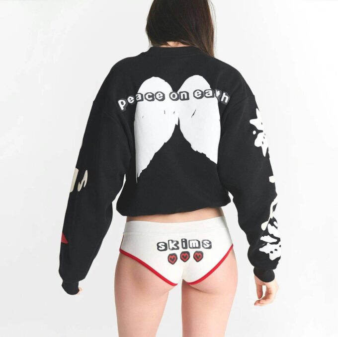 KAKTUSVÄXT FLEA MARKET X SKIMS BOMULLSFLEECKE RUNNECK KAKTUSVÄXT FLEA MARKET X SKIMS BOMULLSFLEECKE RUNNECK