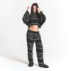 KAKTUSVÄXT FLEA MARKET X SKIMS SKIMS SLEEP CROPPED LÅNGÄRMAD OCH BYXOR SET