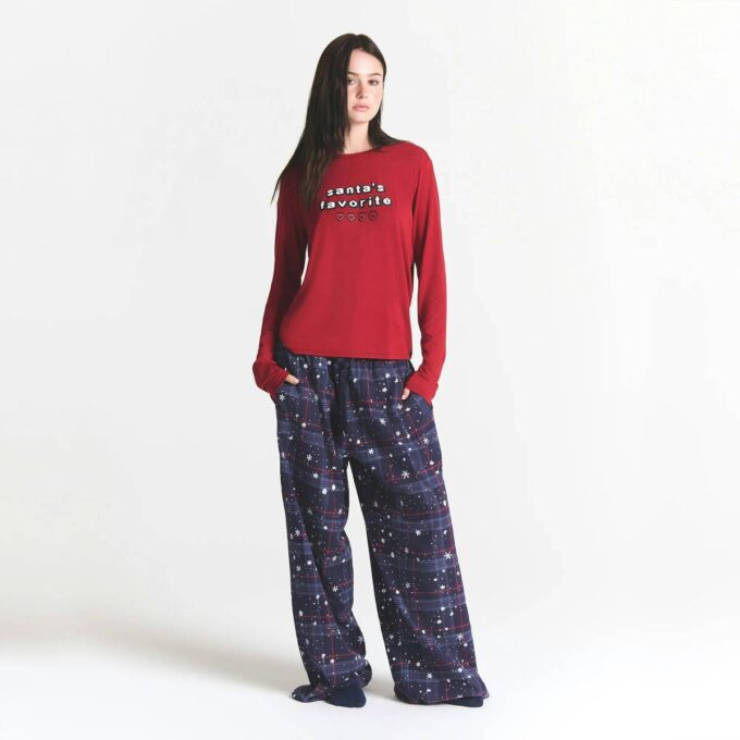 KAKTUSVÄXT FLEA MARKET X SKIMS SKIMS SLEEP FLANELLBYXOR SET