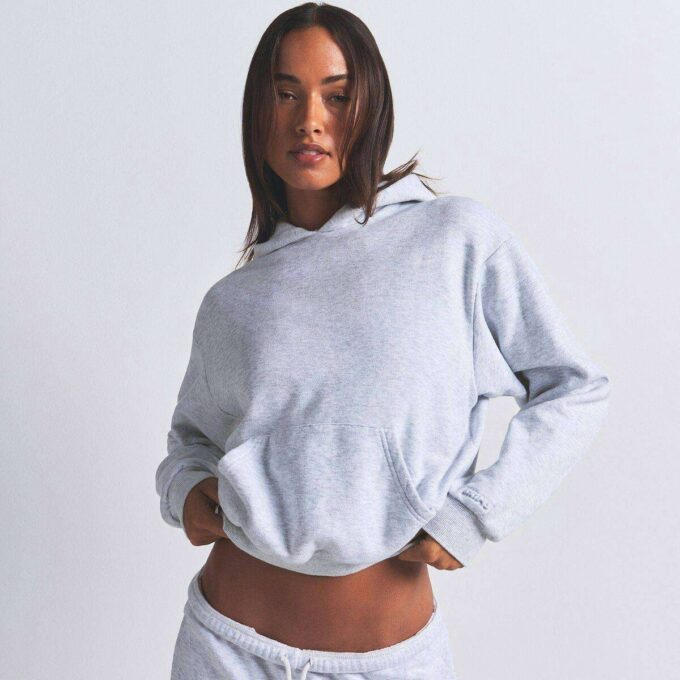 KLASSISK HOODIE I BOMULLSFLEEC KLASSISK HOODIE I BOMULLSFLEEC