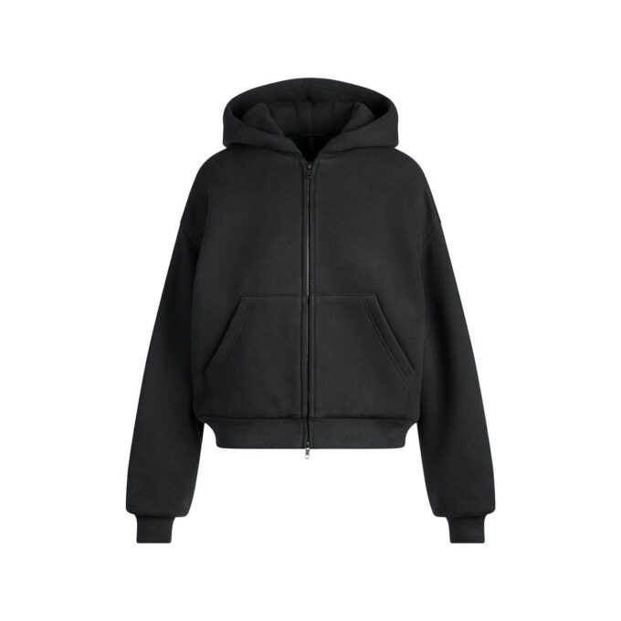 KRAFTIGT FLEECE BOXY HOODIE MED DRAGKEDJA KRAFTIGT FLEECE BOXY HOODIE MED DRAGKEDJA