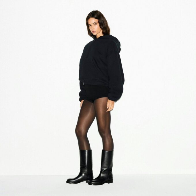 KRAFTIGT FLEECE BOXY HOODIE MED DRAGKEDJA KRAFTIGT FLEECE BOXY HOODIE MED DRAGKEDJA