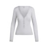 LÅNGÄRMAD HENLEY-TRÖJA I GENOMSKINLIG MODAL LÅNGÄRMAD HENLEY-TRÖJA I GENOMSKINLIG MODAL