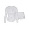 LOGOTYP PLYSCH POINTELLE MED STRASS HENLEY-SET LOGOTYP PLYSCH POINTELLE MED STRASS HENLEY-SET