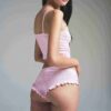 LOGOTYP POINTELLE BESKRIVET CAMI-SET LOGOTYP POINTELLE BESKRIVET CAMI-SET
