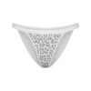 LÄTT BOMULLSBIKINI MED LOGOTYP PICOT STRING LÄTT BOMULLSBIKINI MED LOGOTYP PICOT STRING