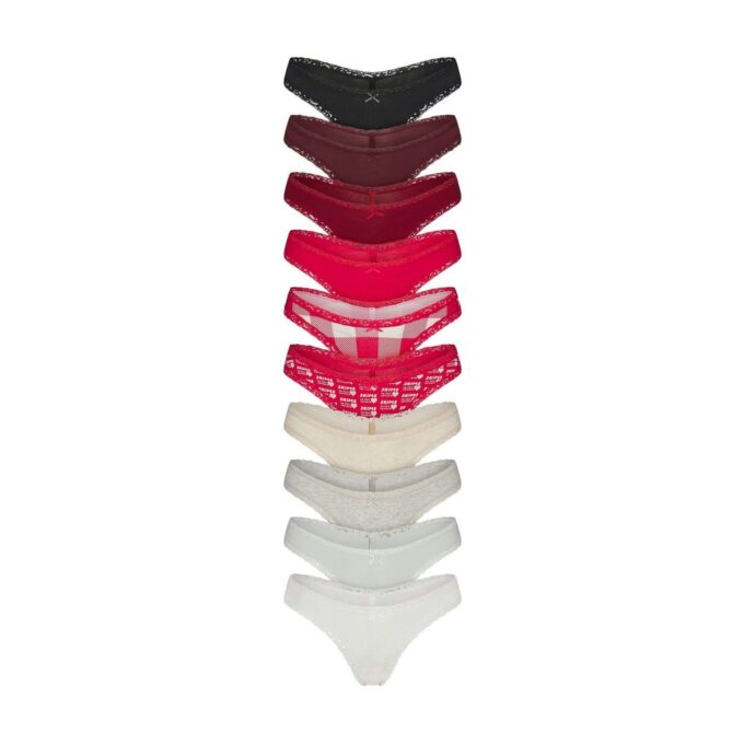 LÄTTA TROSOR I BOMULL, SPETSRINGAR, 10-PACK LÄTTA TROSOR I BOMULL, SPETSRINGAR, 10-PACK
