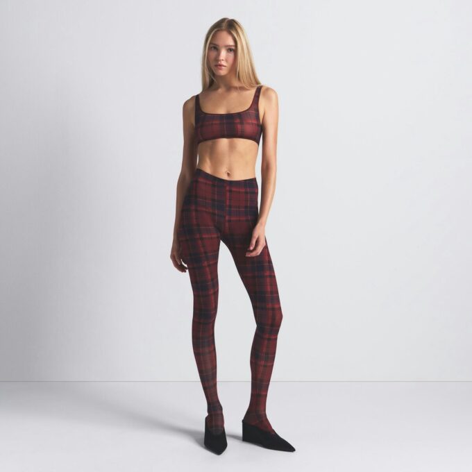 MJÖLKIG SKINNIG LEGGINGS MED FOT