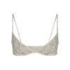 MJÖLKIG TRANSPARENT TRIANGEL-BRALETTE