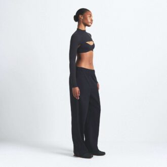 NikeSKIMS MATTE TRICOT SIDA SNAPS BYXA