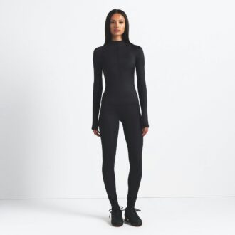 NikeSKIMS SHINE LÅNGÄRMAD HALV DRAGKEDJA
