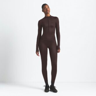 NikeSKIMS SHINE LÅNGÄRMAD HALV DRAGKEDJA