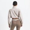 NikeSKIMS VÄVD NYLON CROP JACKA