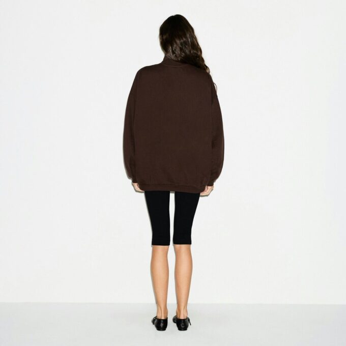 POJKVÄN FLEECE OVERSIZED HALV DRAGKEDJA POJKVÄN FLEECE OVERSIZED HALV DRAGKEDJA