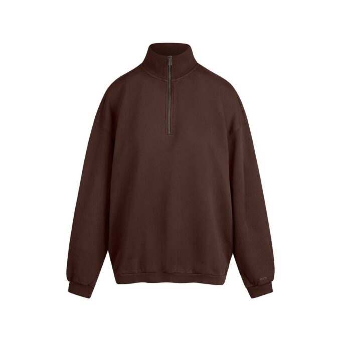 POJKVÄN FLEECE OVERSIZED HALV DRAGKEDJA POJKVÄN FLEECE OVERSIZED HALV DRAGKEDJA
