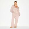POJKVÄN FLEECE OVERSIZED HOODIE MED DRAGKEDJA POJKVÄN FLEECE OVERSIZED HOODIE MED DRAGKEDJA