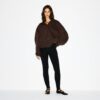 POJKVÄN FLEECE OVERSIZED HOODIE MED DRAGKEDJA POJKVÄN FLEECE OVERSIZED HOODIE MED DRAGKEDJA