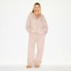 POJKVÄN FLEECE OVERSIZED HOODIE MED DRAGKEDJA POJKVÄN FLEECE OVERSIZED HOODIE MED DRAGKEDJA