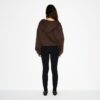POJKVÄN FLEECE OVERSIZED HOODIE MED DRAGKEDJA POJKVÄN FLEECE OVERSIZED HOODIE MED DRAGKEDJA