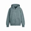 POJKVÄN FLEECE OVERSIZED HOODIE MED DRAGKEDJA POJKVÄN FLEECE OVERSIZED HOODIE MED DRAGKEDJA