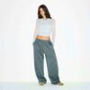 POJKVÄN FLEECE OVERSIZED RAKA BENBYXOR POJKVÄN FLEECE OVERSIZED RAKA BENBYXOR